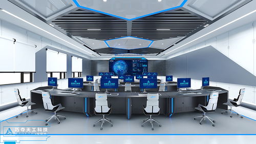 巧夺天工 太空科技风整装解决方案赋能网络安全中心控制台